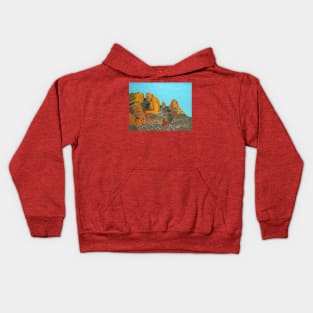 Finger Rock in Pima Canyon, Arizona Kids Hoodie